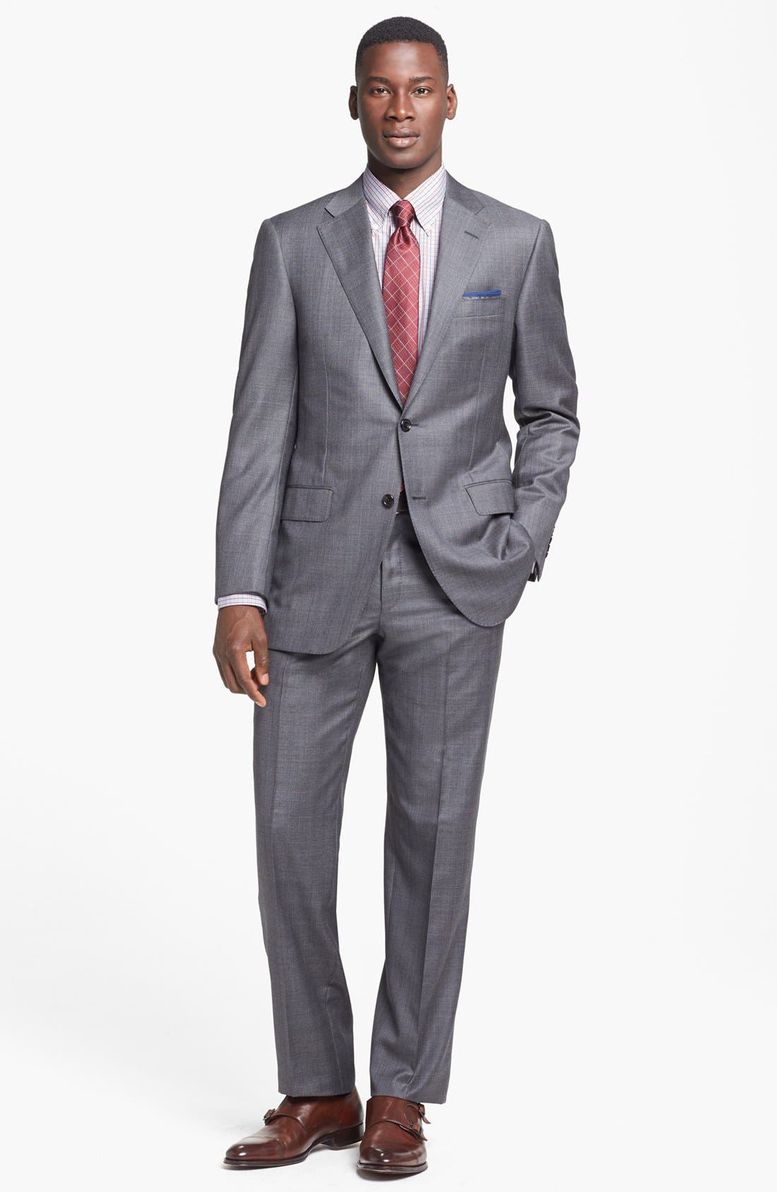 Hickey Freeman 'B Series' Classic Fit Plaid Suit | Nordstrom