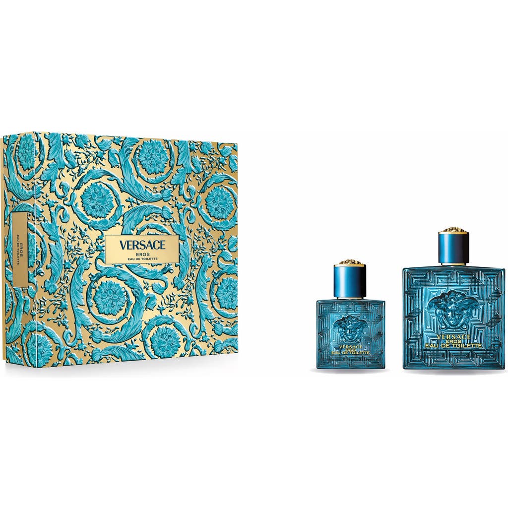Versace Eros Eau De Toilette 2-piece Gift Set $169 Value In No Color