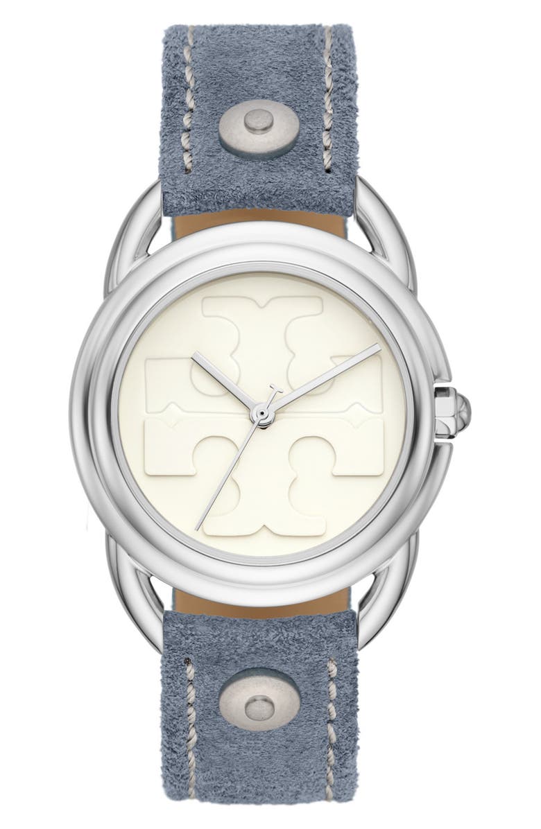 Tory Burch The Miller Leather Strap Watch, 32mm x 42mm | Nordstrom