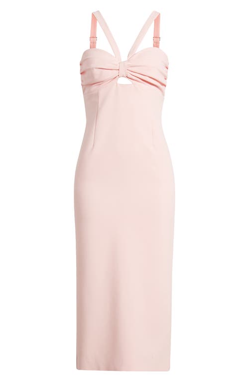 Shop Likely Meena Midi Sheath Dress In Rose Shadow