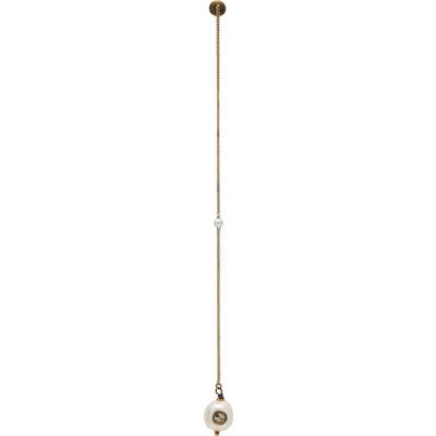 Gucci Single Pendant Earring With Imitation Pearl