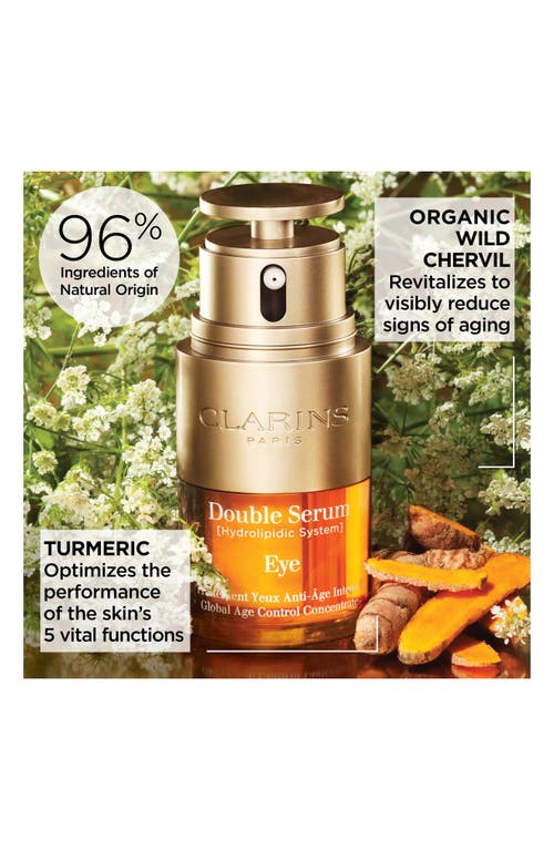 CLARINS CLARINS DOUBLE EYE SERUM FIRMING & HYDRATING ANTI-AGING SET (LIMITED EDITION) $126 VALUE 