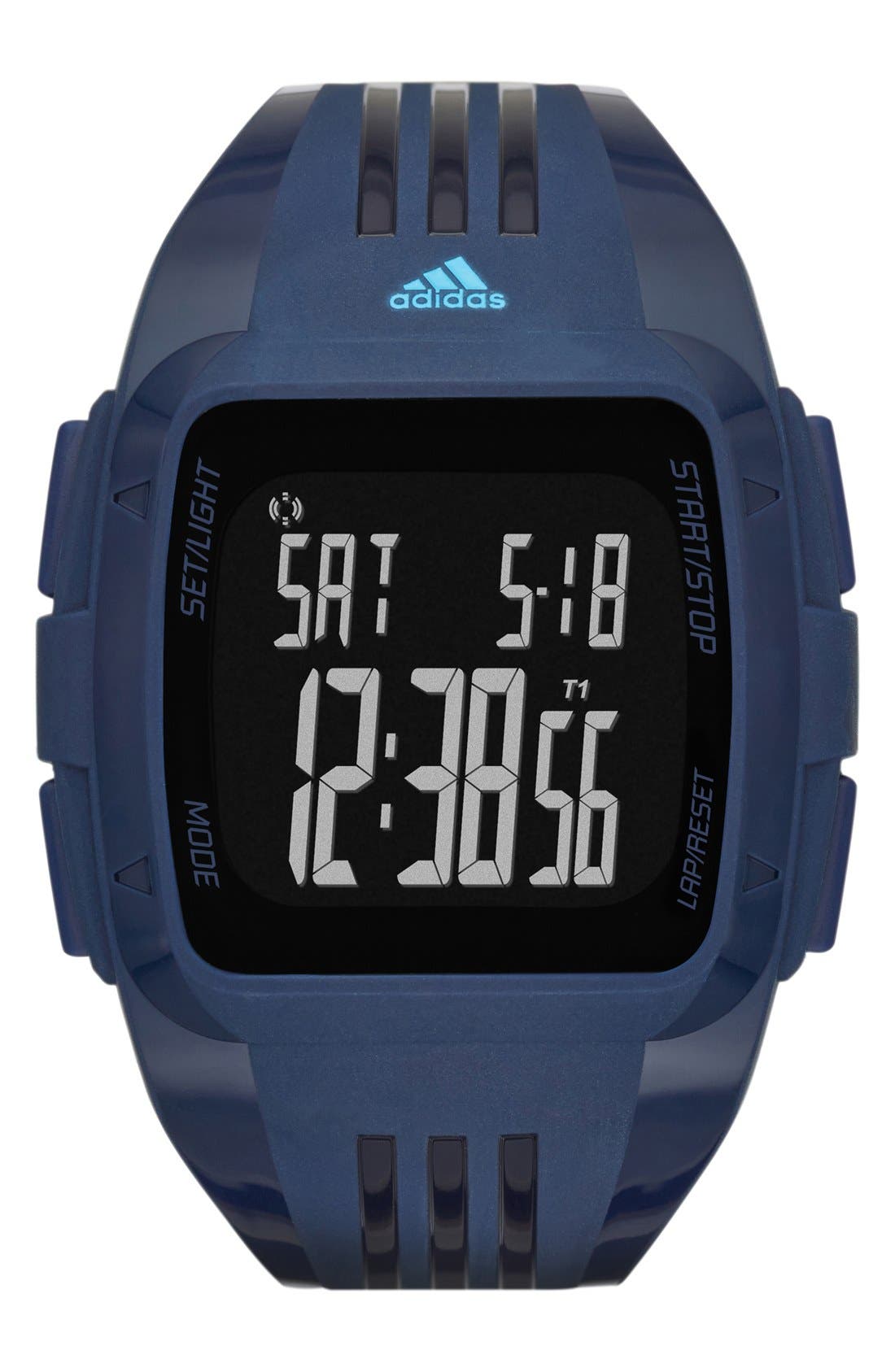 adidas Originals 'Duramo XL' Digital Watch, 50mm | Nordstrom