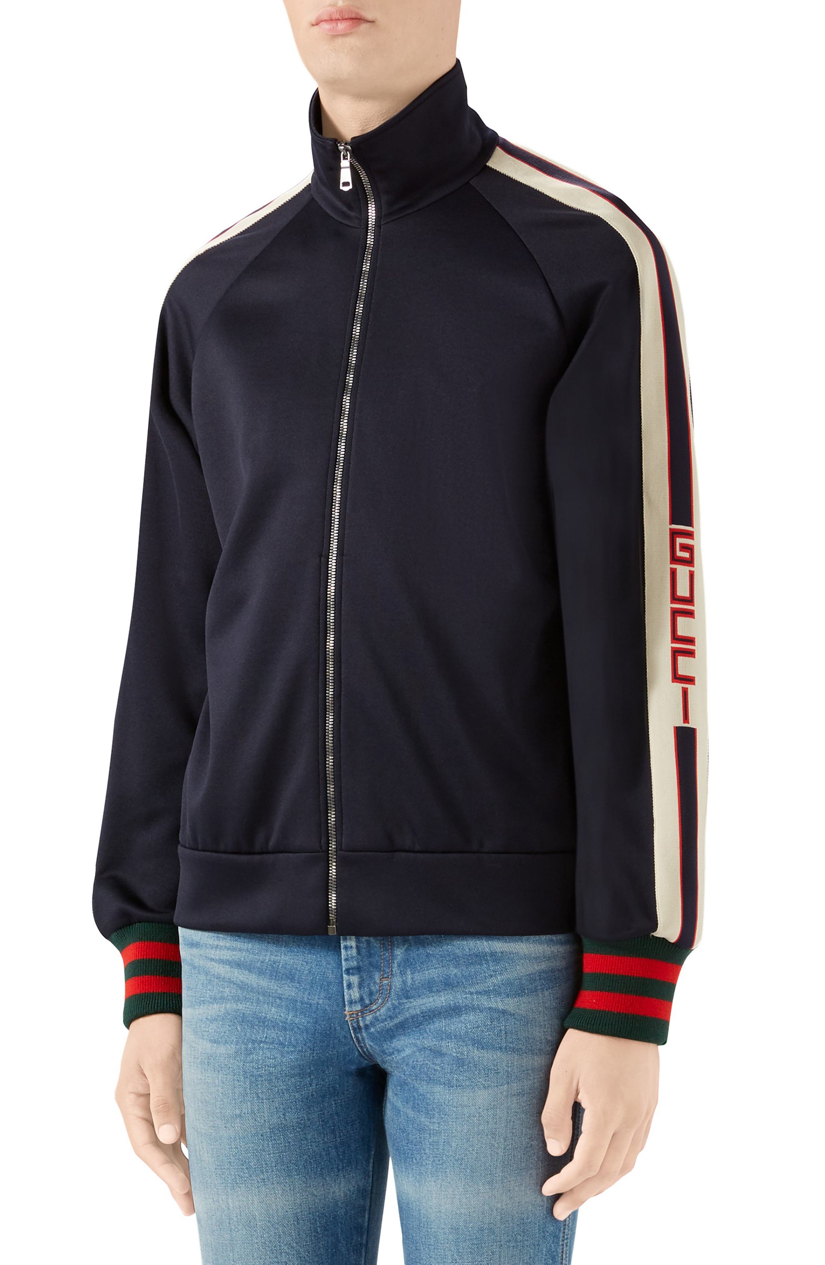 Gucci Logo Tape Technical Jersey Track 