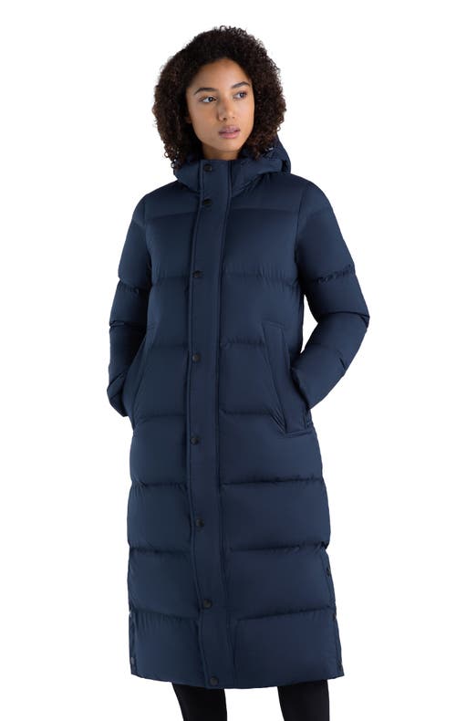 Triple F.a.t. Goose Full Length Winter Coat In Navy