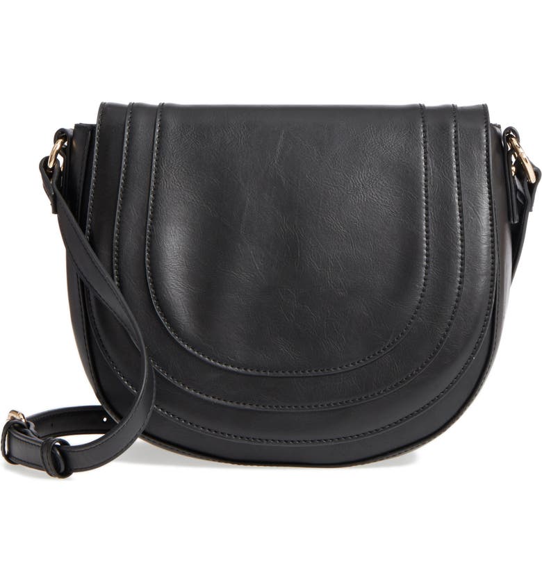 Sole Society Piri Faux Leather Saddle Bag | Nordstrom