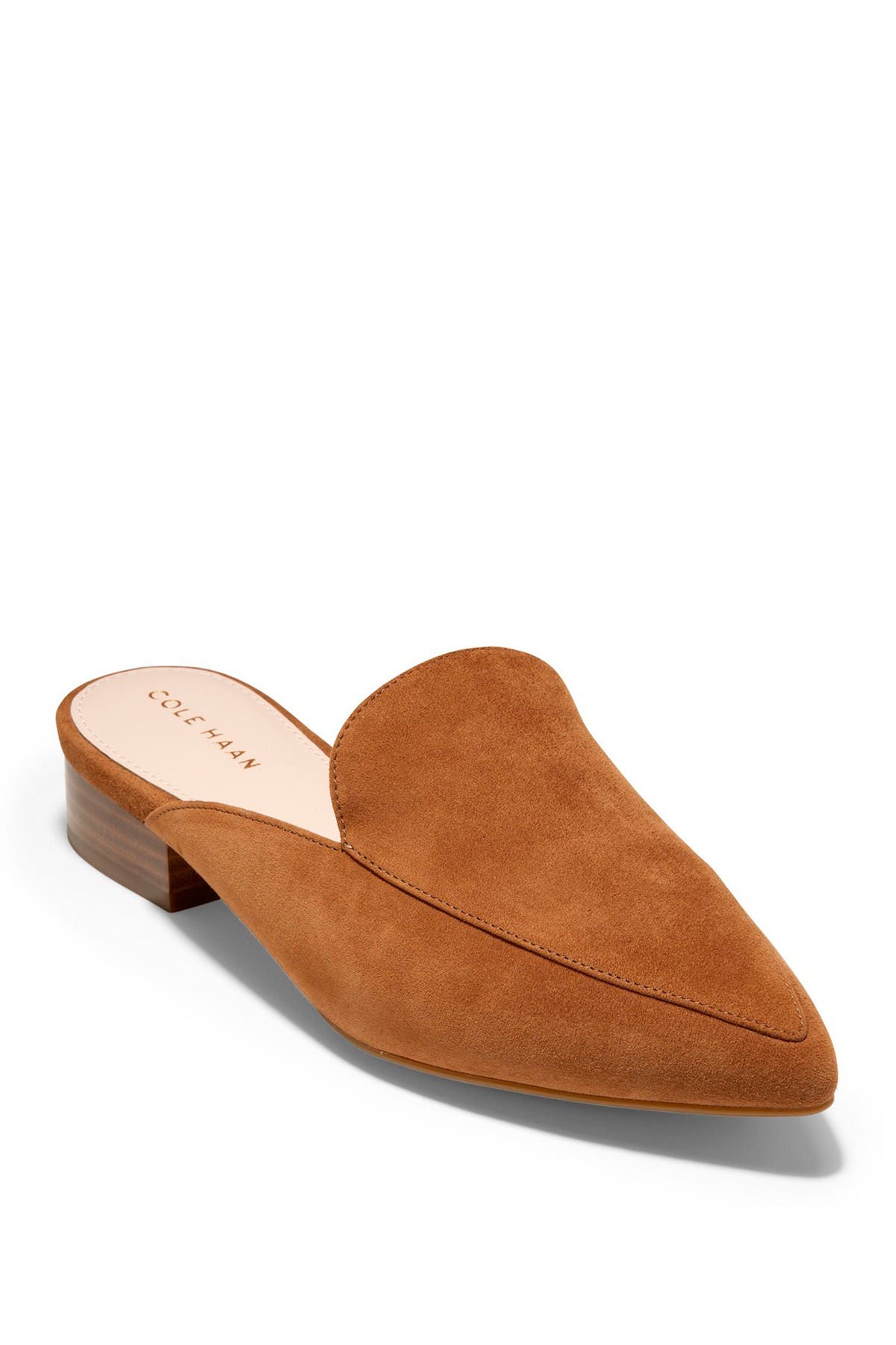 cole haan suede mules