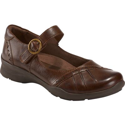 Earth Natural Superior Mary Jane Flat, Brown