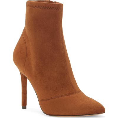 Jessica Simpson Lailra Pointed Toe Stiletto Boot, Brown