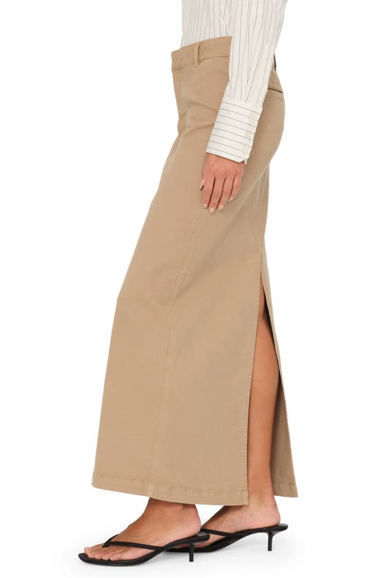 Shop Dl1961 Asra Twill Maxi Skirt In Sepia Twill