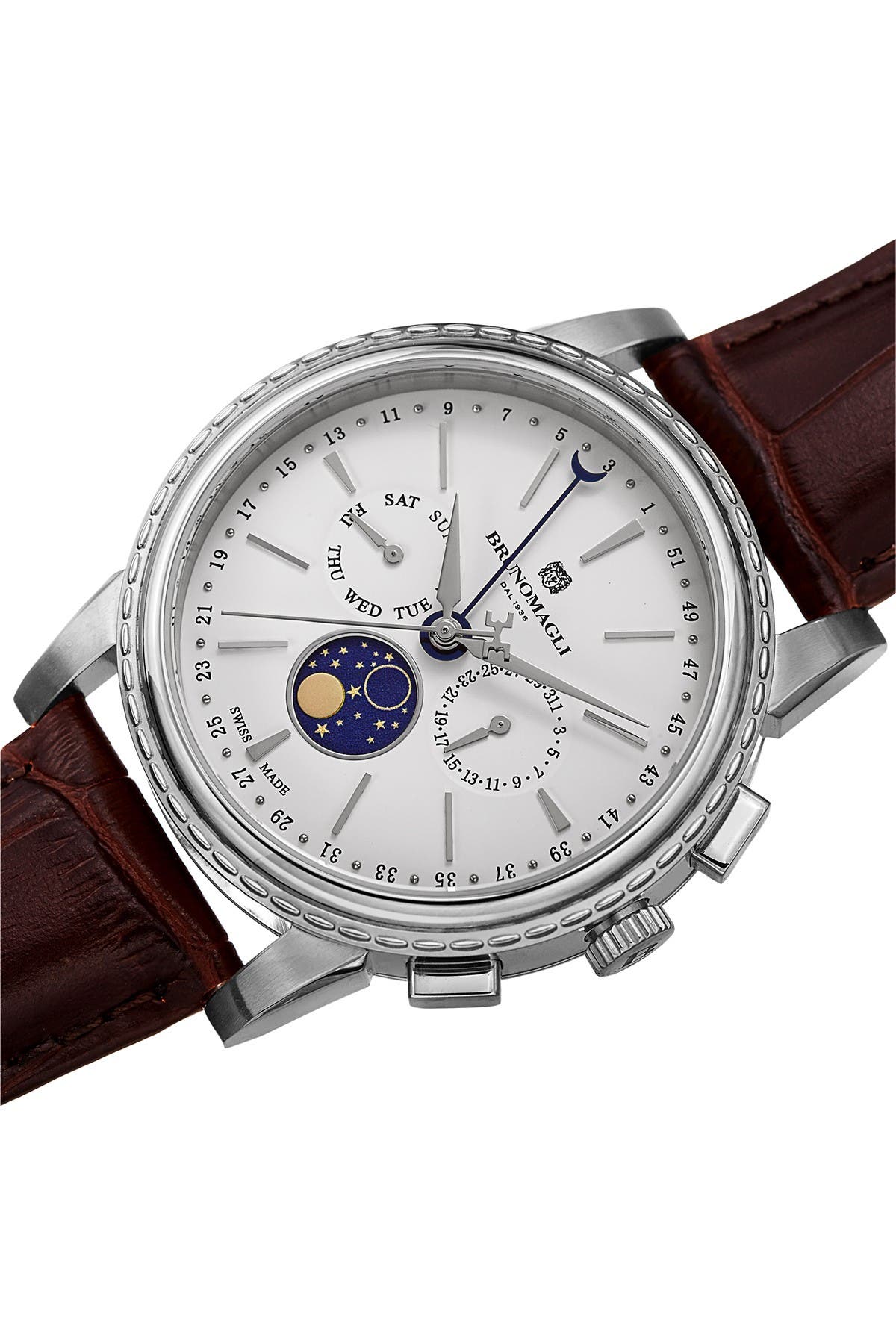 bruno magli moonphase watch