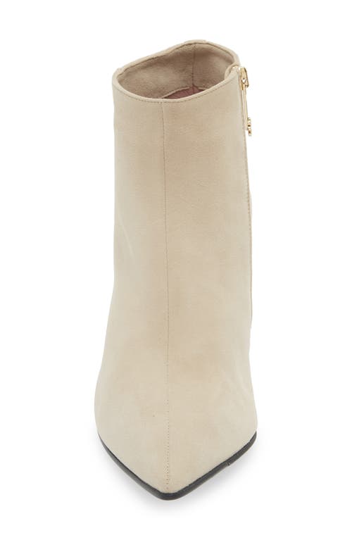 Naot Robin Bootie In Taupe Suede