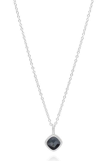 Anna Beck Sterling Silver Cushion Hematite Pendant Necklace Hautelook - Silver Hematite Pendant Necklace Anna Beck Sterling Silver Cushion Hematite Pendant Necklace Hautelook - Silver Hematite Pendant Necklace