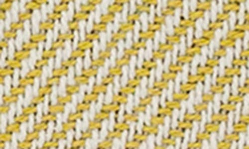 Parkland Collection Mio Stripe Fringe Throw Blanket In Yellow