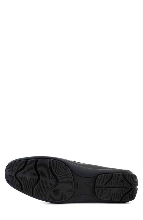 Marc Joseph New York Hamilton Penny Strap Driving Loafer In Black Grainy
