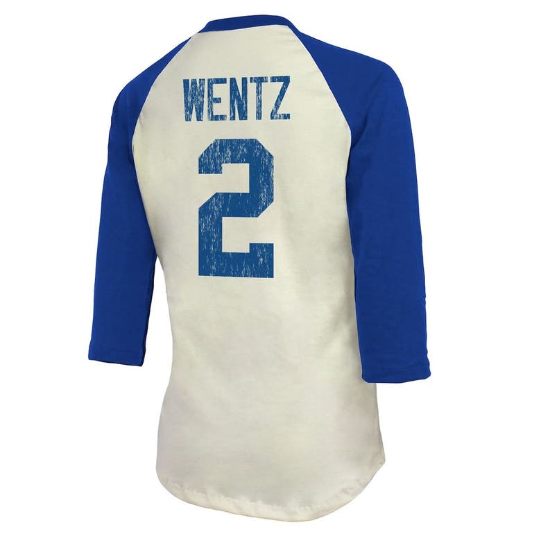 Men's Fanatics Branded Carson Wentz Royal Indianapolis Colts