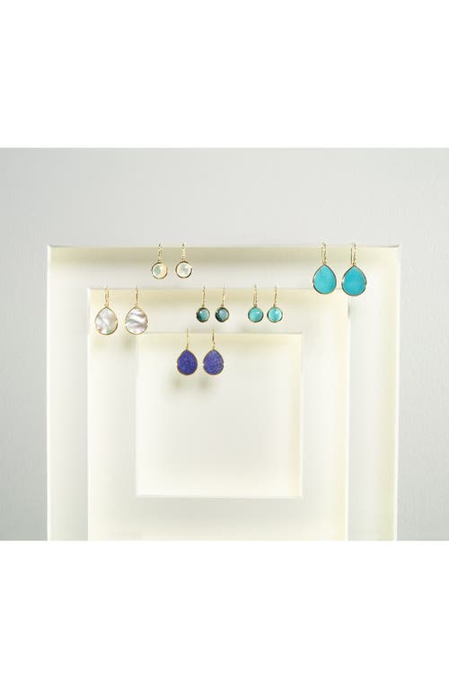 Shop Ippolita Rock Candy Mini Mother Of Pearl Teardrop Earrings In Yellow Gold/mother Of Pearl