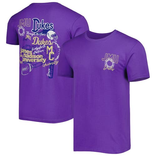 IMAGE ONE Men's Purple James Madison Dukes Through the Years T-Shirt
