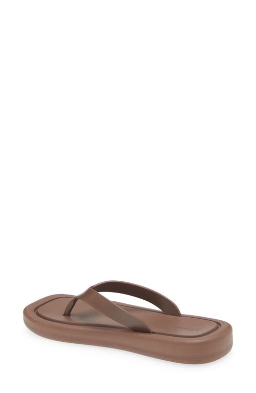 Shop Jeffrey Campbell Elemental Platform Flip Flop In Brown