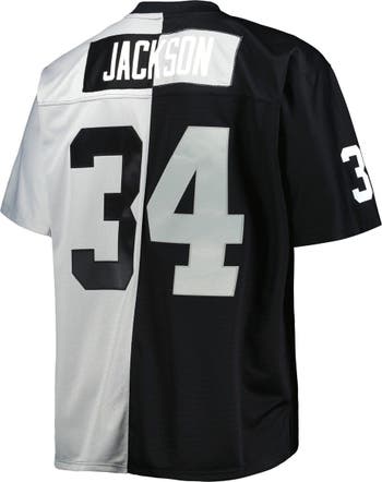 Bo Jackson Signed Los Angeles Raiders Mitchell & Ness Replica Split NFL  Jersey