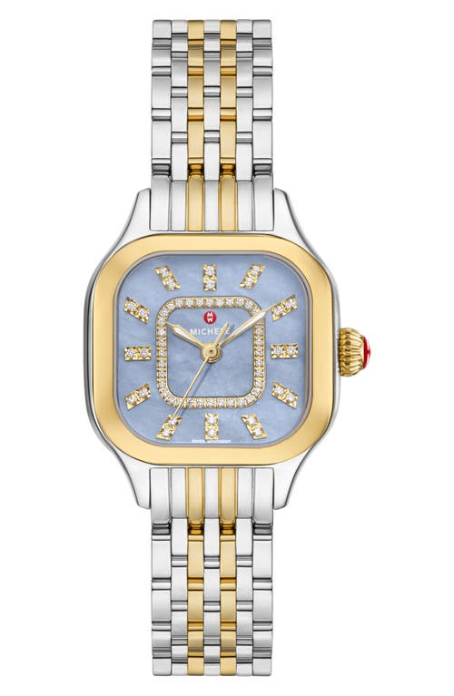 Michele Meggie Watch, 29mm X 29mm In Two Toned