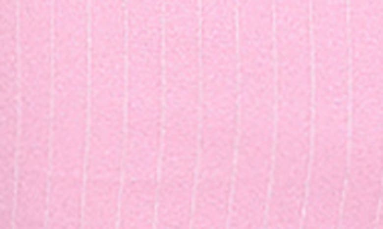 Shop By.dyln Hendrix Pinstripe Split Waist Pants In Pink Pin Stripe