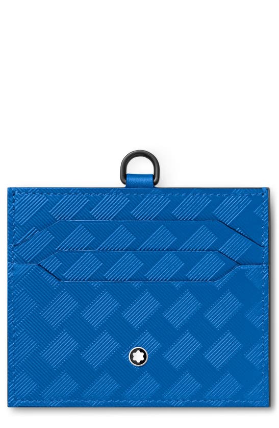 Montblanc Extreme 3.0 Leather Card Holder In Blue
