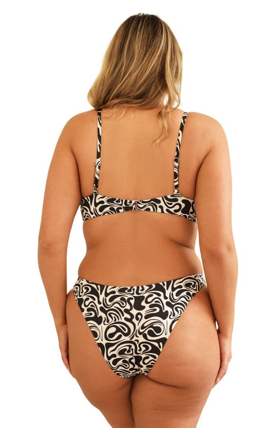 Dippin Daisys Nocturnal Cheeky Bikini Bottom In Mustang Wave