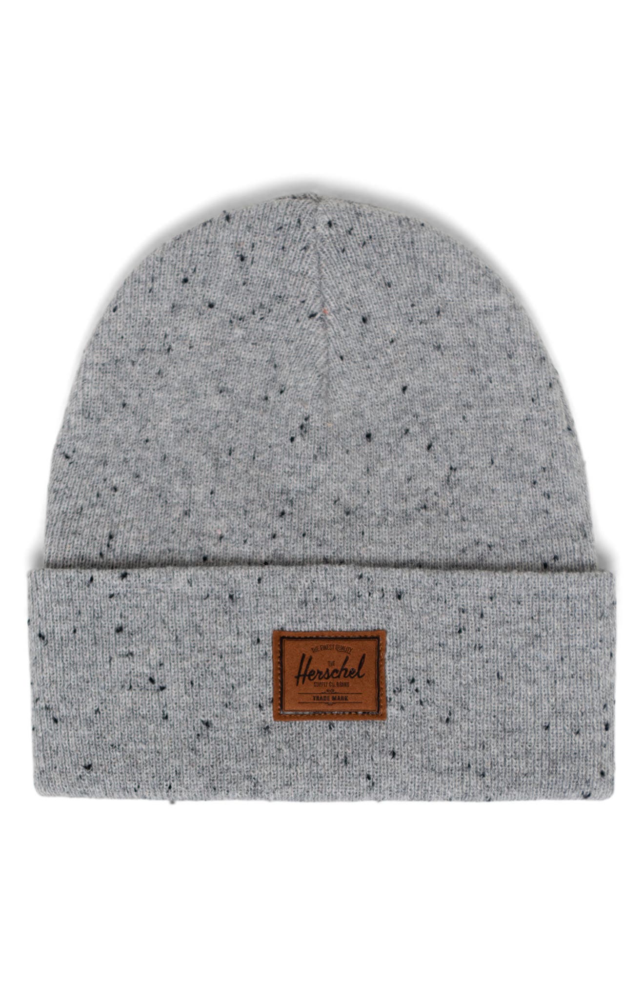 marled grey beanie