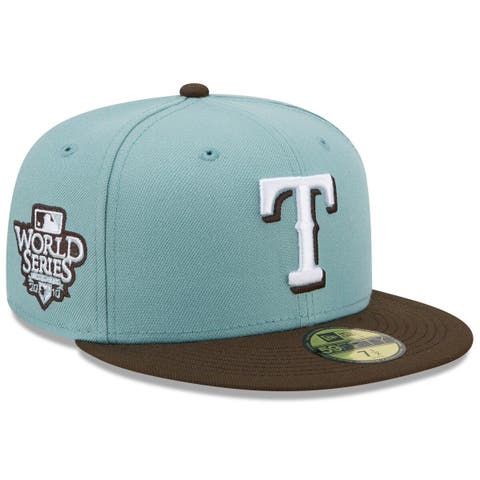 New Era Light Blue/Brown Detroit Tigers 2006 World Series Beach Kiss 59FIFTY Fitted Hat