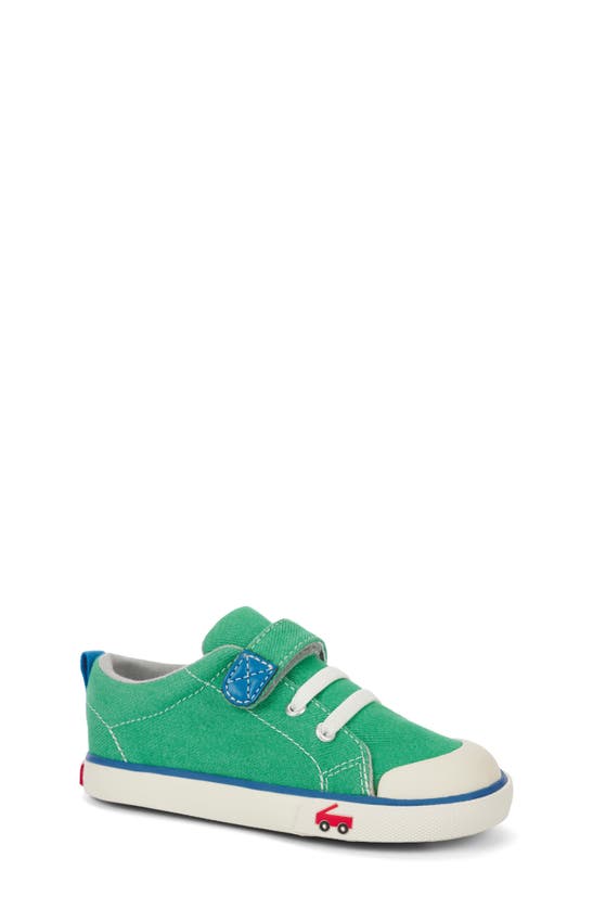 See Kai Run Kids' Stevie Ii Sneaker In Green/ Blue