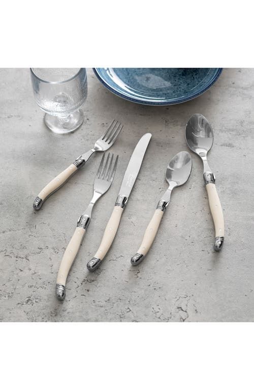 French Home 20-piece Laguiole Connoisseur Flatware Set In Ivory