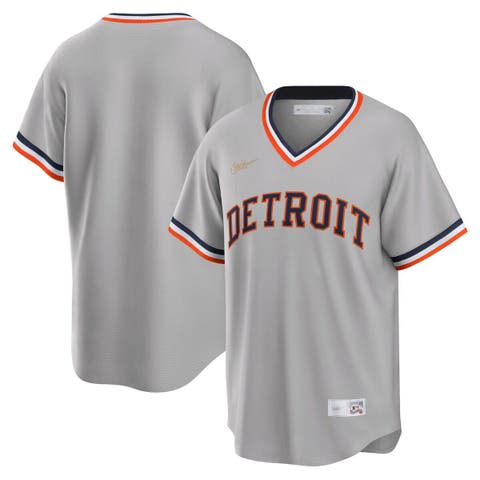 Men's Detroit Tigers Fanatics Branded Heathered Gray True Classics Game  Maker Long Sleeve T-Shirt