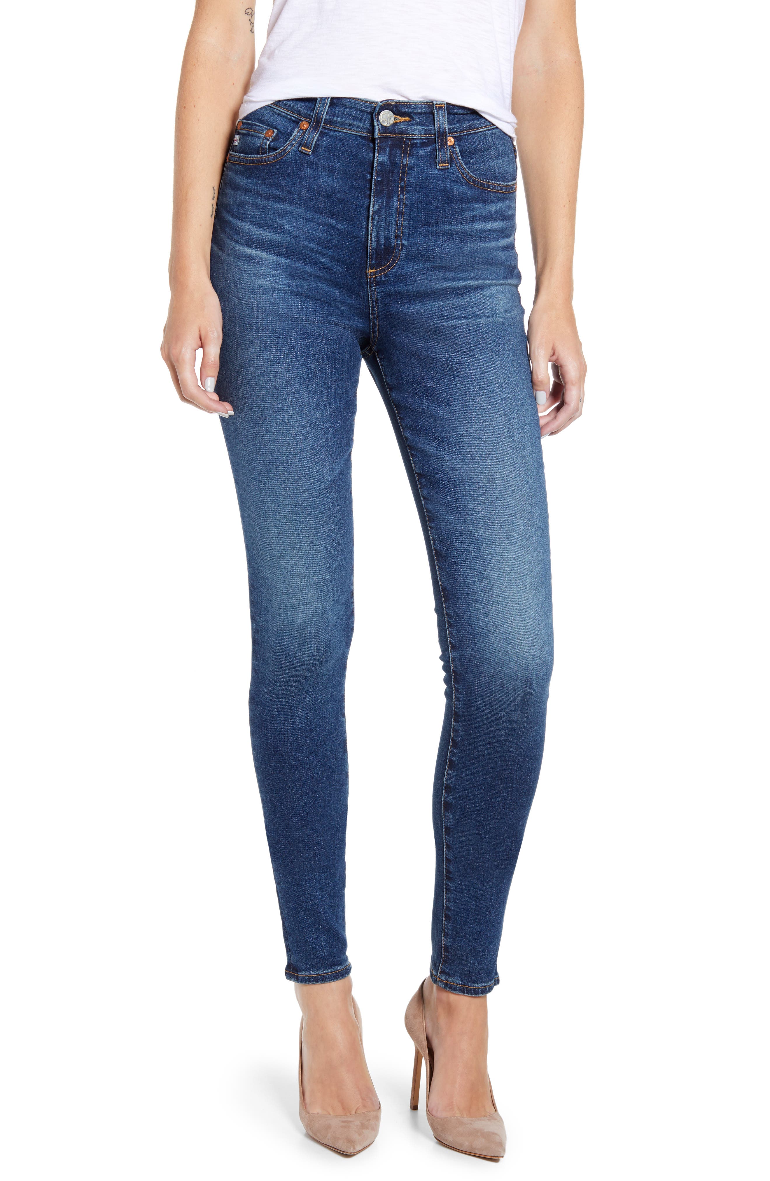 ag mila high rise skinny jeans