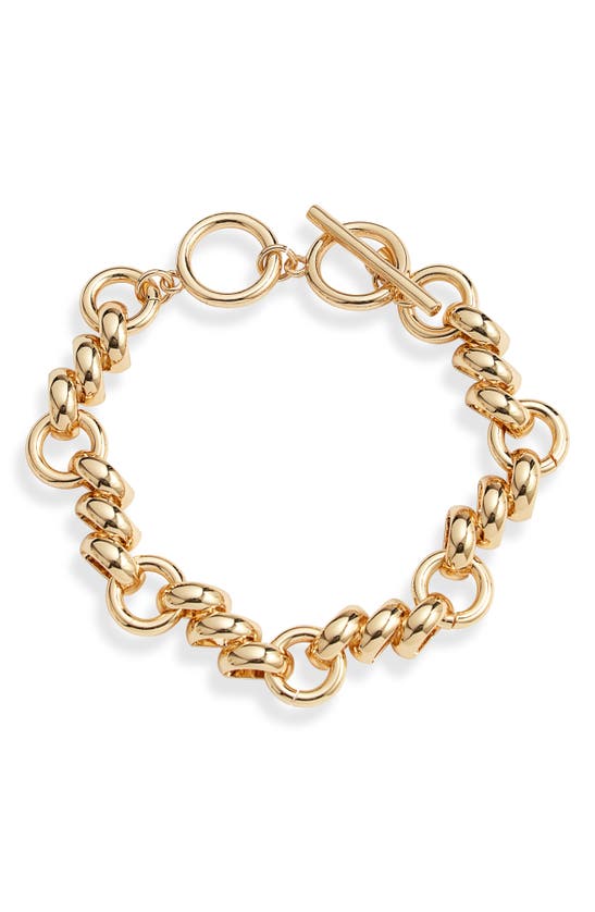 Shop Nordstrom Staggered Chain Bracelet In Gold