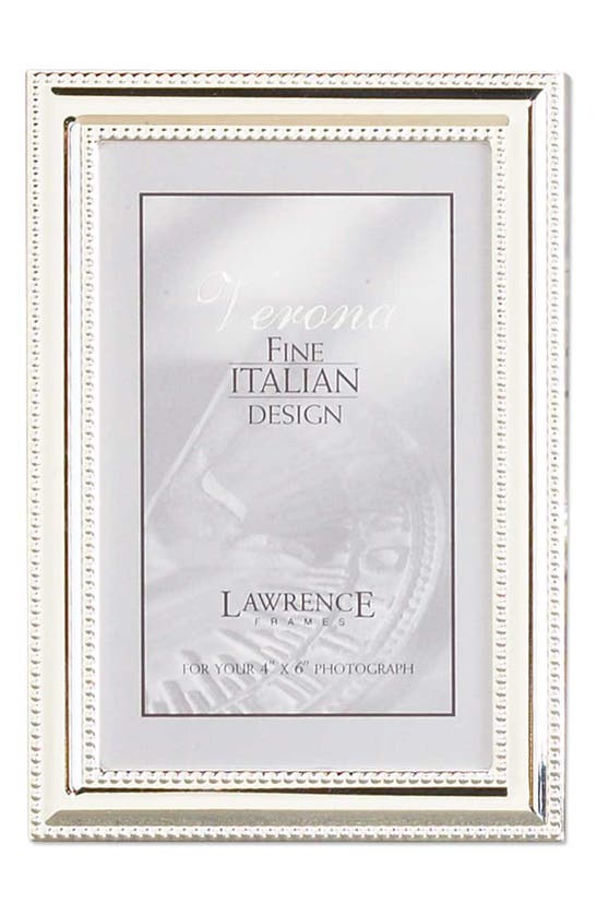 Lawrence Frames Silver Beaded Picture Frame
