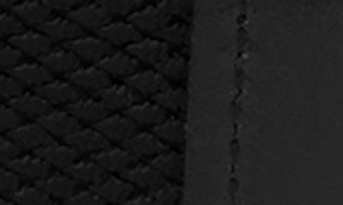 Boconi Reversible Elastic Braid Feather Edge Belt In Black/grey