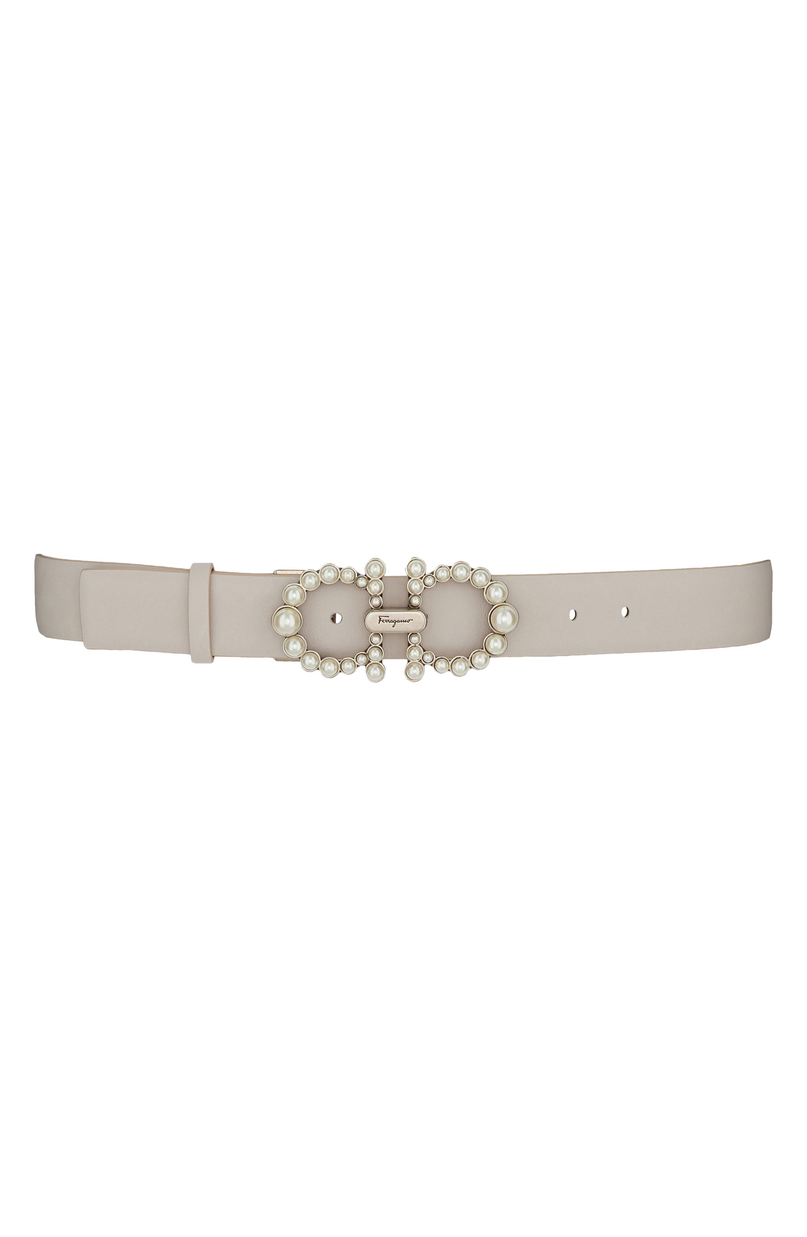 grey designer belt