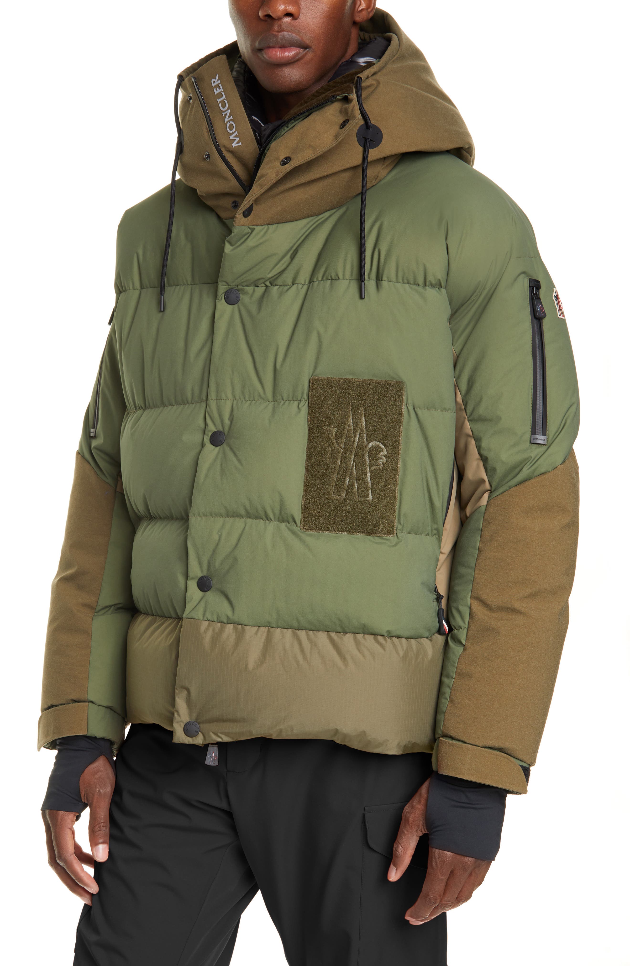 moncler hooded puffer