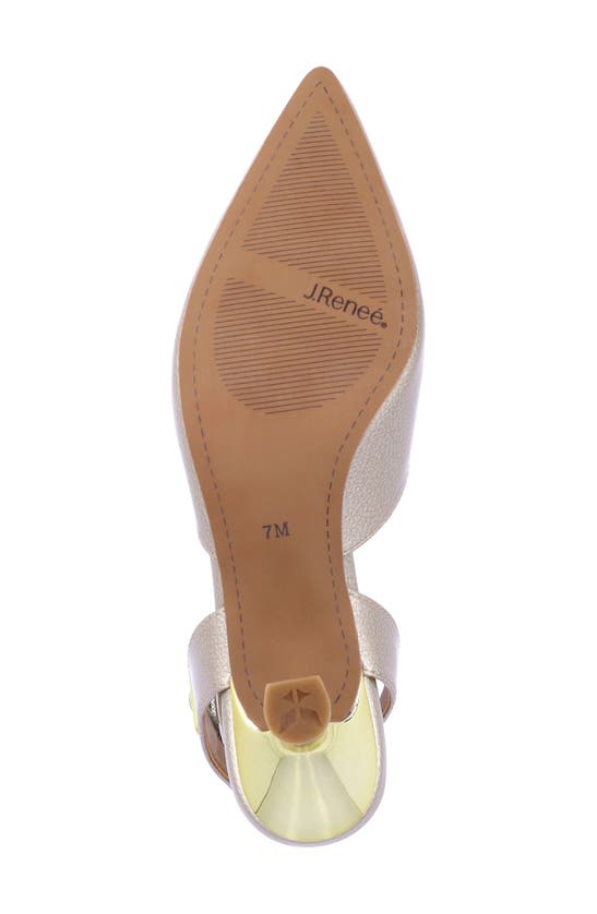 Shop J. Reneé Tamsin Ankle Strap Pointed Toe Pump In Taupe