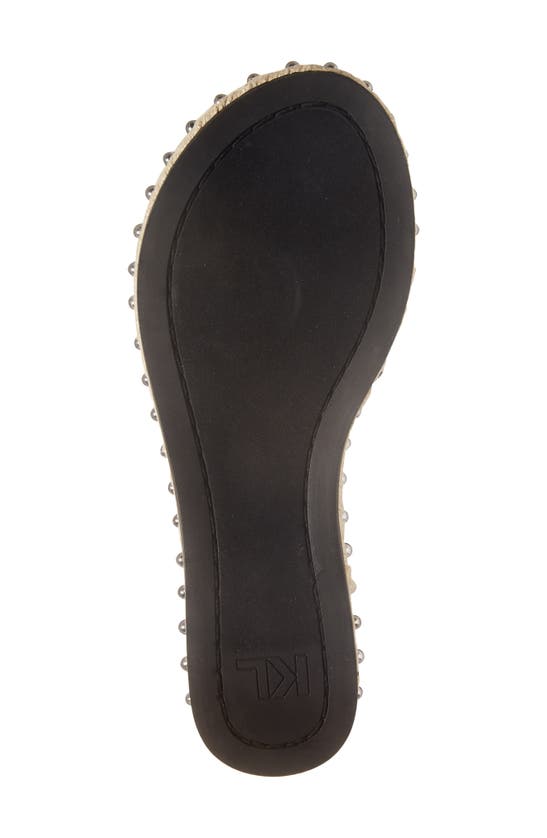 Shop Karl Lagerfeld Paris Kamara Pearl Platform Sandal In Black