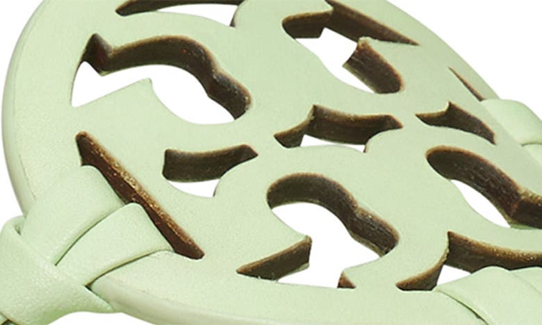 Tory Burch Miller Square Toe Thong Sandal In Meadow Mist