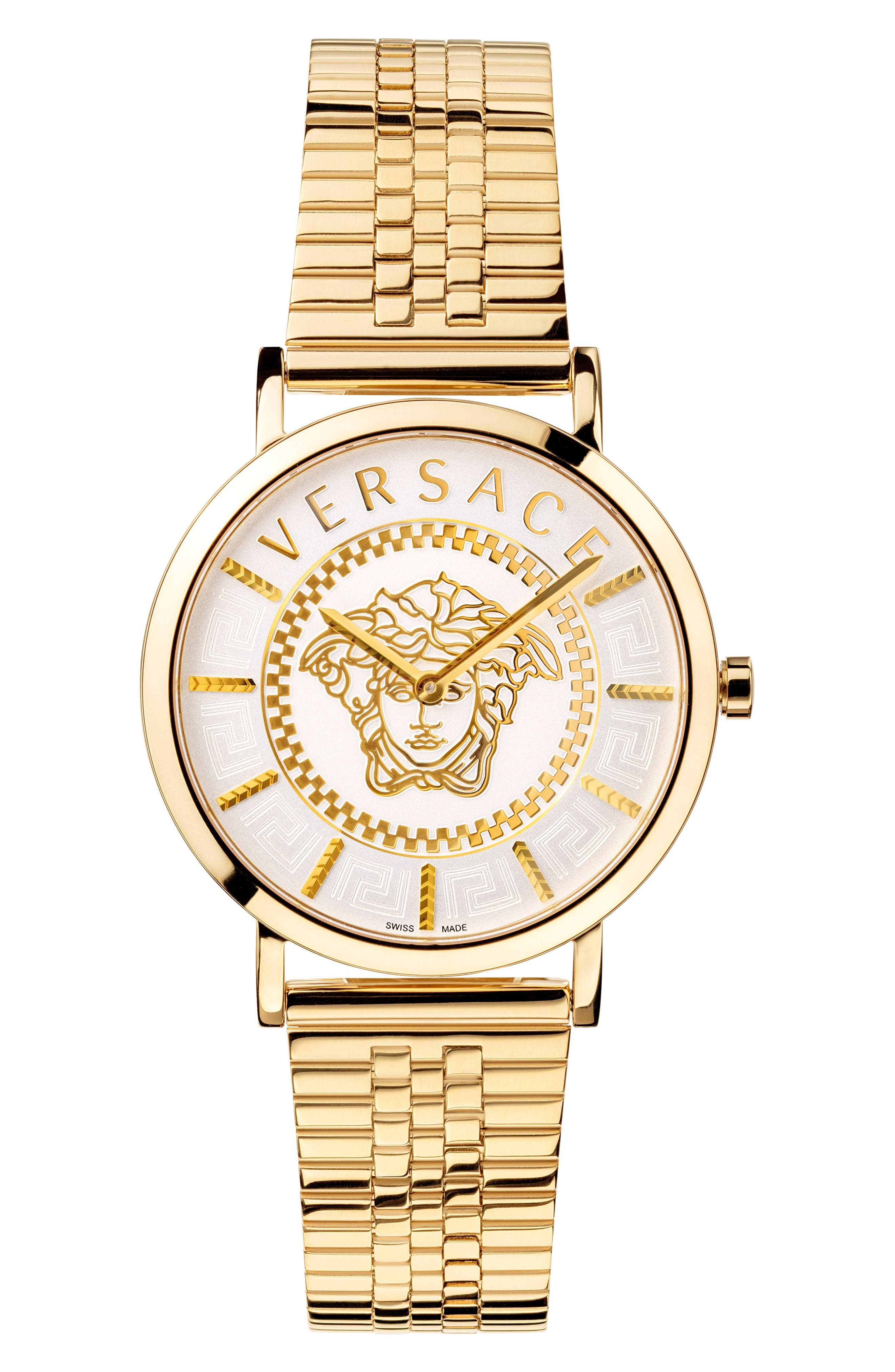 versace women's watch white