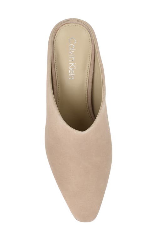 Shop Calvin Klein Rizzy Mule In Sand