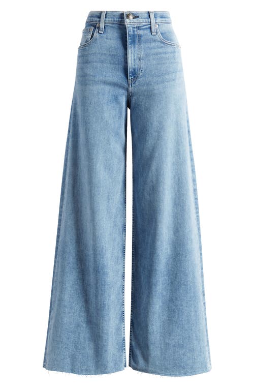 Shop Rag & Bone Flexi Sofie Full Length High Rise Wide Leg Jeans In Whitney