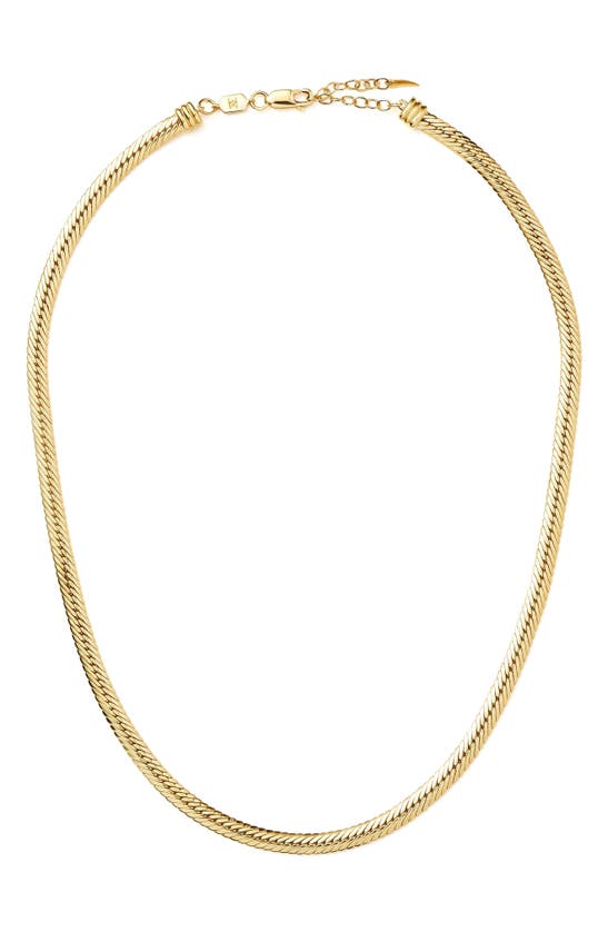Missoma Camail Snake Chain Necklace In Gold