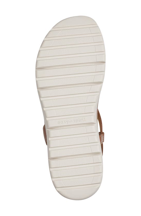 Shop Easy Spirit Ivani Slingback Platform Sandal In Dark Br0wn