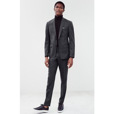 Nordstrom Shop Merino Wool Turtleneck Sweater, Grey