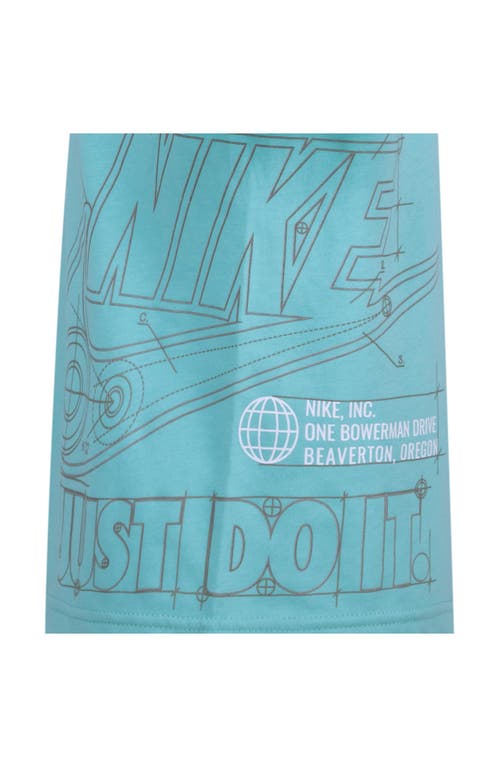 Shop Nike Kids' Future Utility Graphic T-shirt In Green Frost