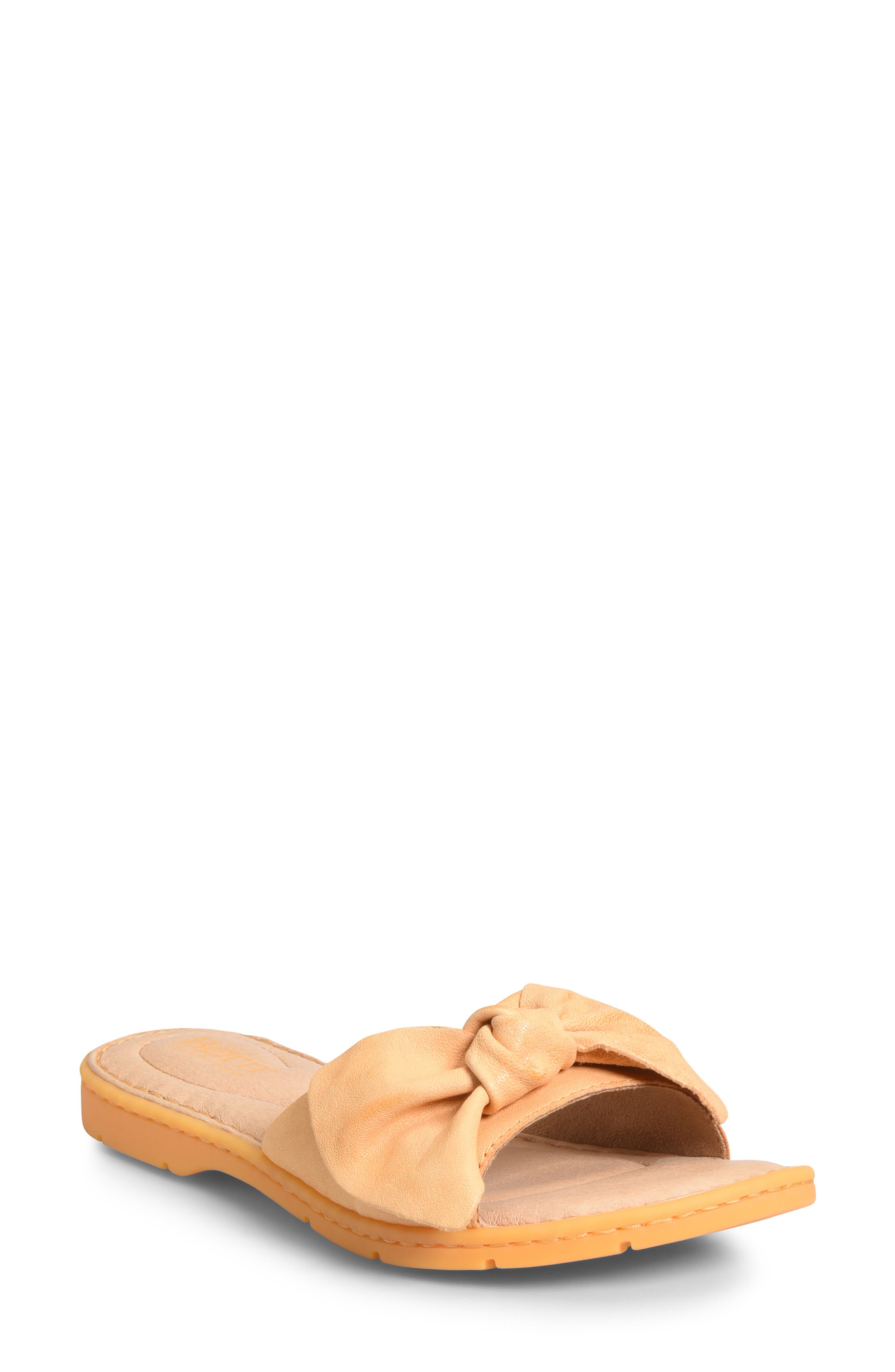 B?rn Teton Knotted Slide Sandal, Orange